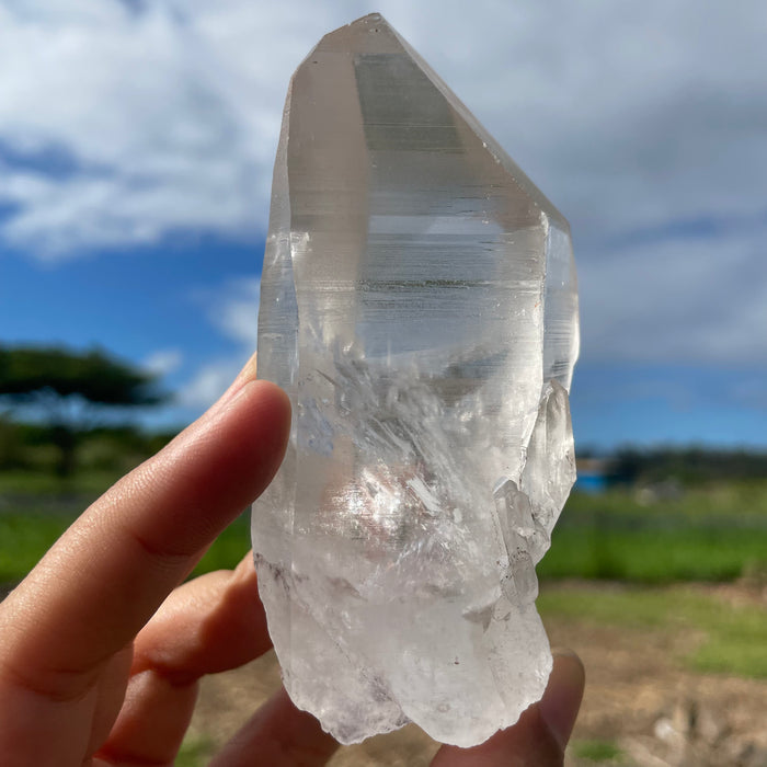 Clear Lemurian Quartz Crystal #1051