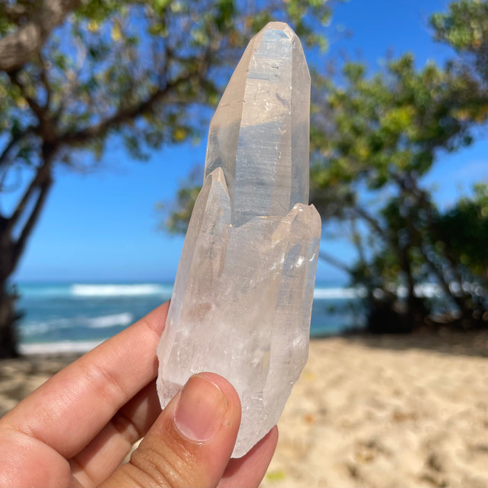 Clear Lemurian Quartz Crystal #1078