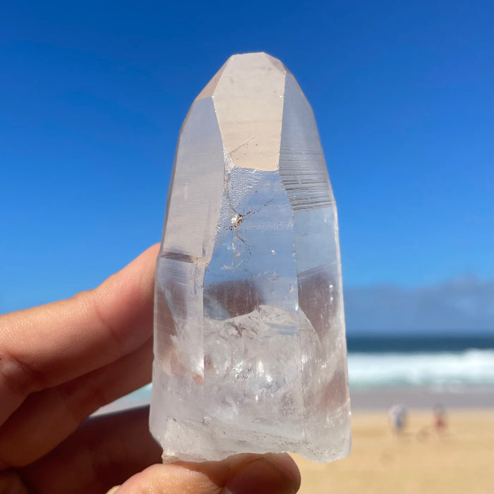 Clear Lemurian Quartz Crystal #1074