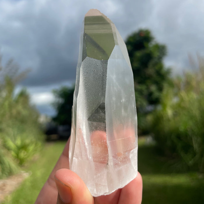 Clear Lemurian Quartz Crystal #1052