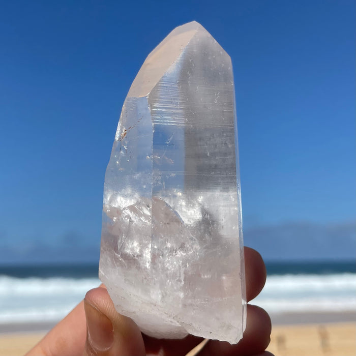 Clear Lemurian Quartz Crystal #1074