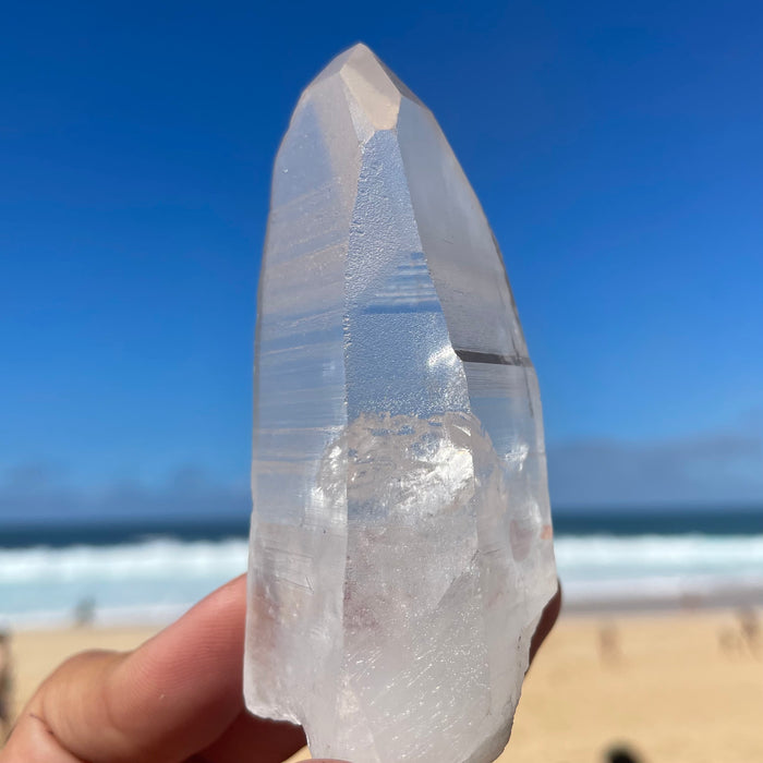 Clear Lemurian Quartz Crystal #1074
