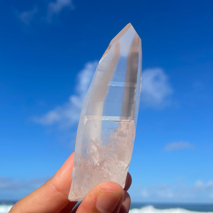 Clear Lemurian Quartz Crystal #1071