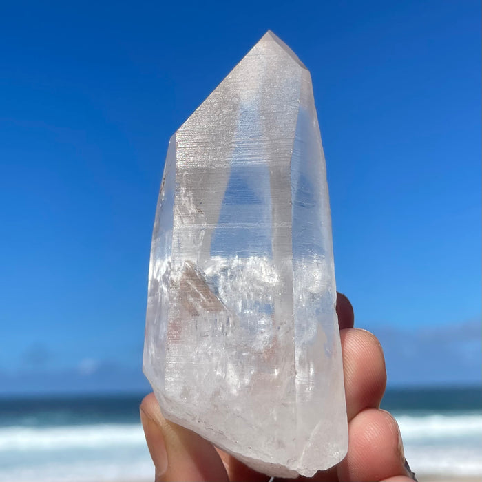 Clear Lemurian Quartz Crystal #1074