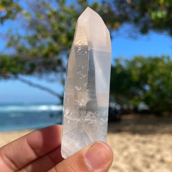 Clear Lemurian Quartz Crystal #1085