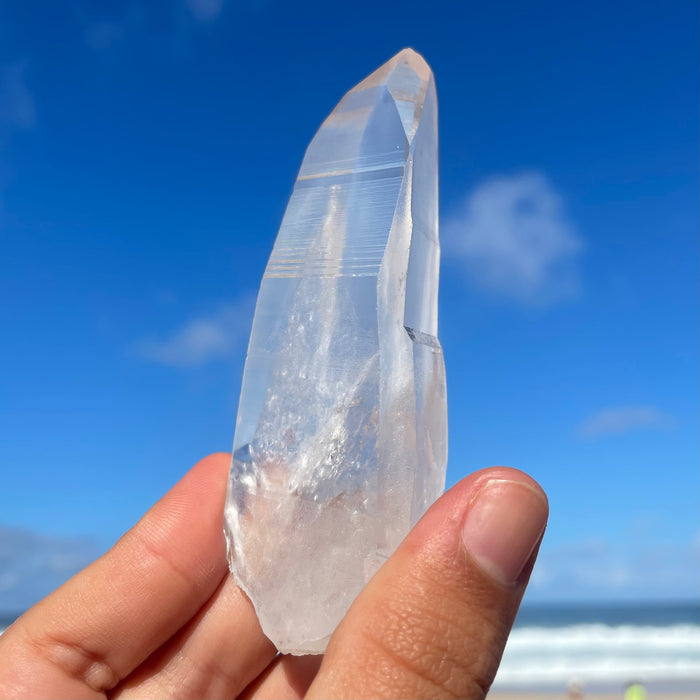 Clear Lemurian Quartz Crystal #1071