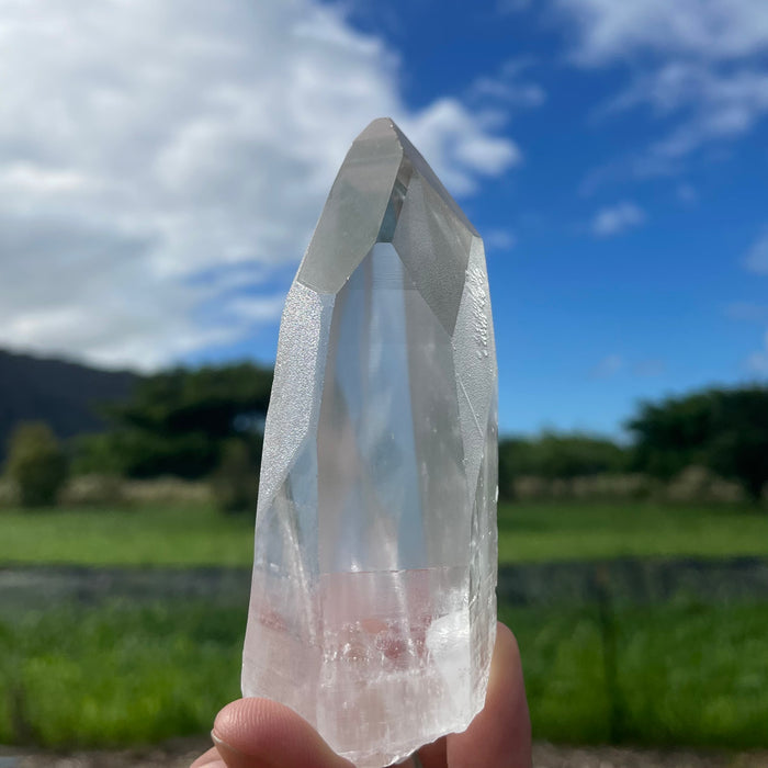 Clear Lemurian Quartz Crystal #1052