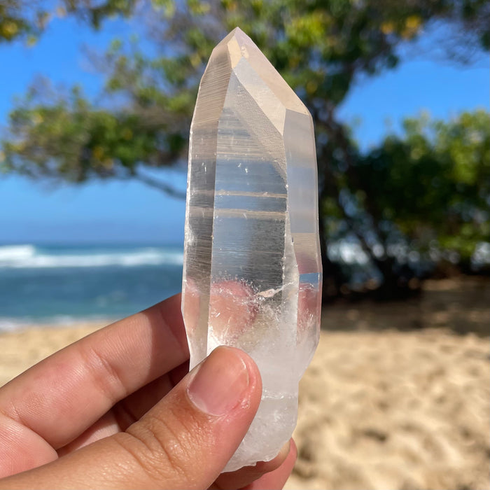 Clear Lemurian Quartz Crystal #1085