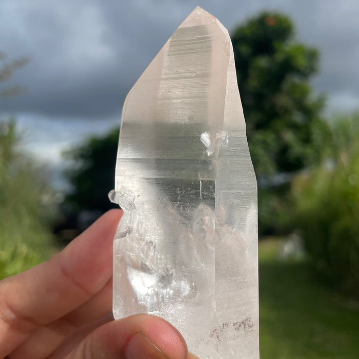 Clear Lemurian Quartz Crystal #1051