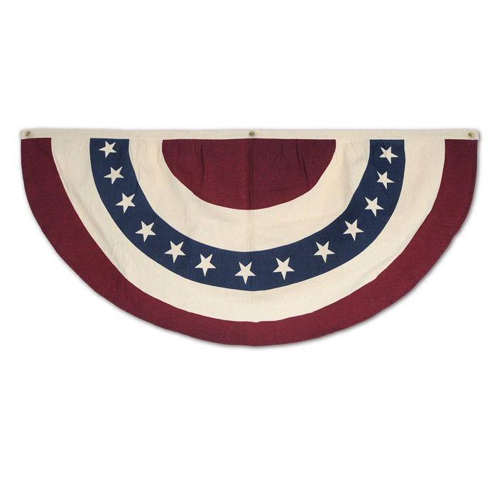 Beistle - 4' Americana Fabric Bunting, bleed resistant