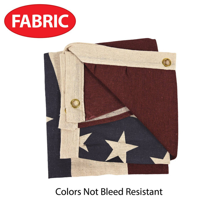 Beistle - 4' Americana Fabric Bunting, bleed resistant
