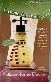Candle by the Hour - 100 Hour Snowman Candle
