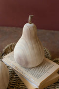 Carved Wood Pear
