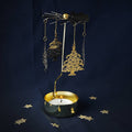 CGB Giftware - Gold Christmas Tree Tealight Spinner