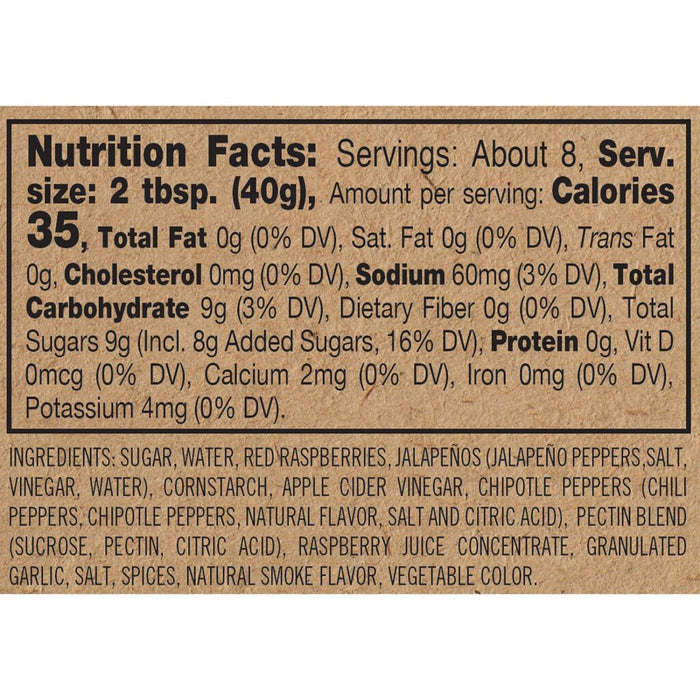 Chipolte Raspberry Sauce, 12 oz