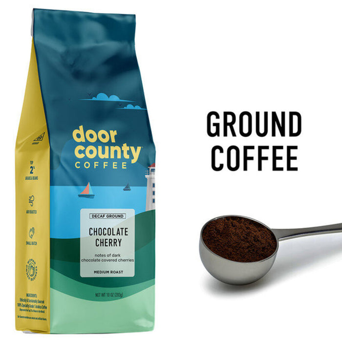 Chocolate Cherry Decaf, 10 oz Ground Coffee