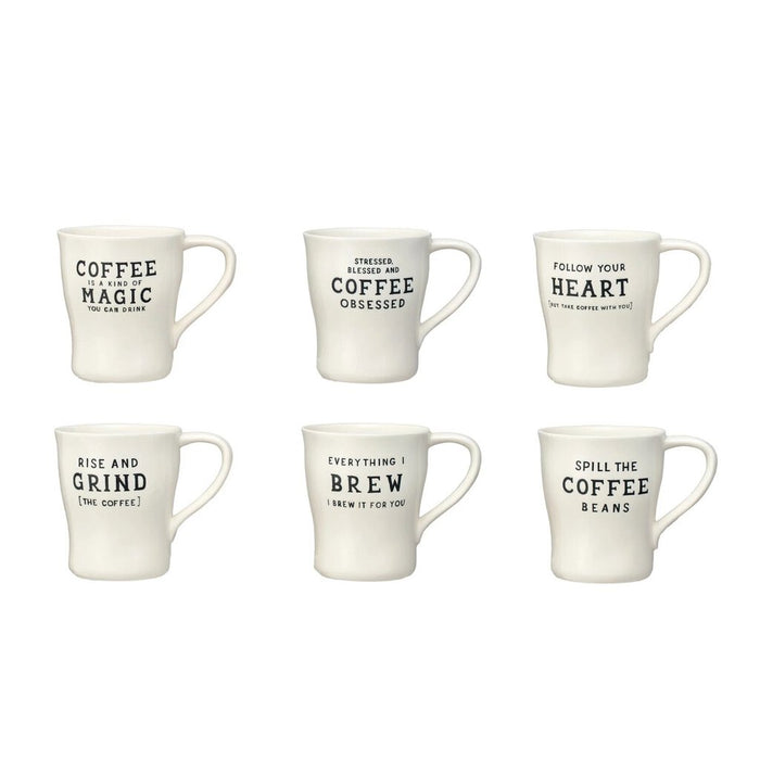 'Coffee Obsessed' 12 oz Stoneware Mug