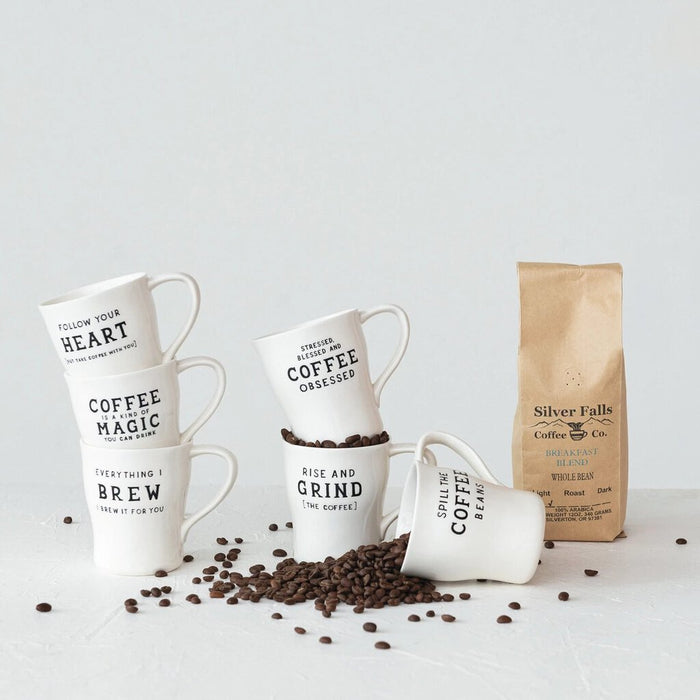'Coffee Obsessed' 12 oz Stoneware Mug