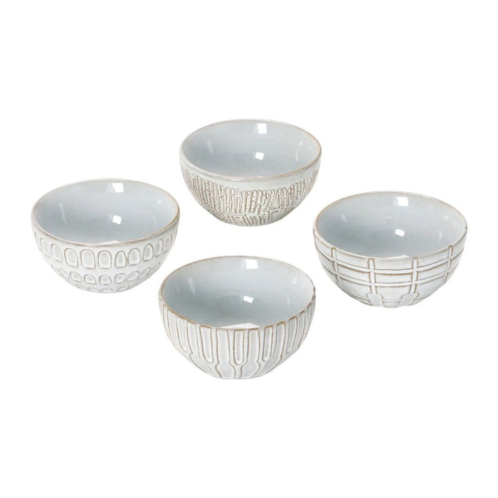 Debossed Stoneware Bowl, Style 3