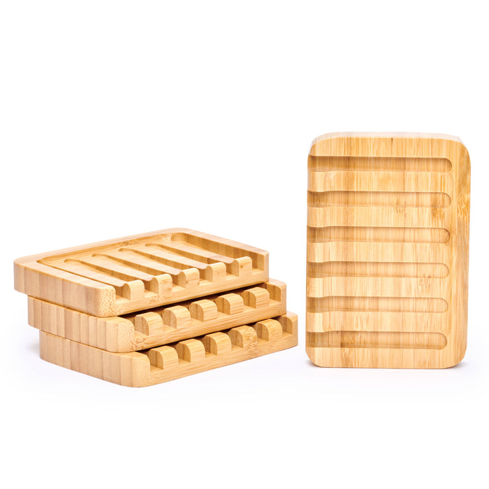 Desesh - Bamboo Waterfall Self-Draining Soap Dish