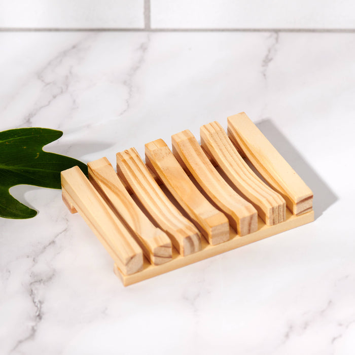Desesh - Wood Soap Dish (Natural Color, Unbranded, Unpackaged)