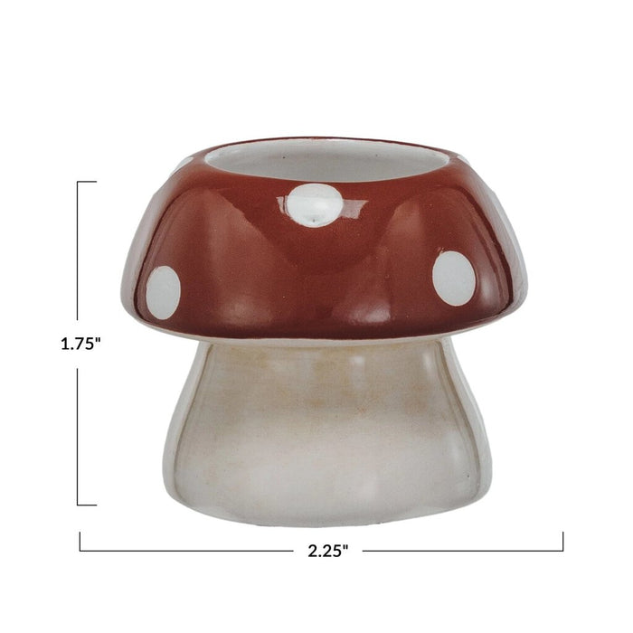 Dolomite Mushroom Toothpick Holder