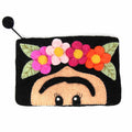 Frida Felt Zipper Zipper Pouch