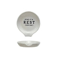 'Give it a Rest' Stoneware Spoon Rest