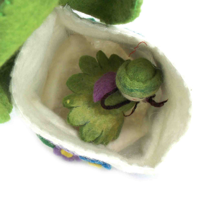 Handcrafted Felt Fairy House