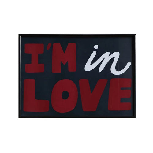 "I'm in Love" Framed Wall Decor