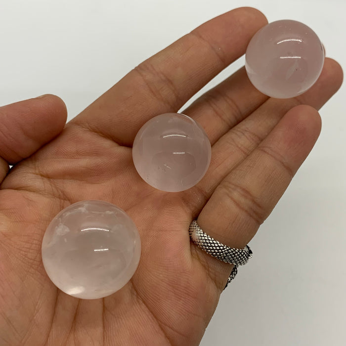 Small Rose Quartz Sphere