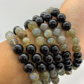 Protection Signature 8mm Bracelet (black tourmaline, labradorite)