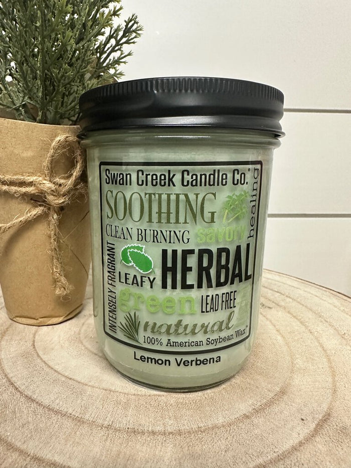 Lemon Verbena: Swan Creek Candle Pantry Jar