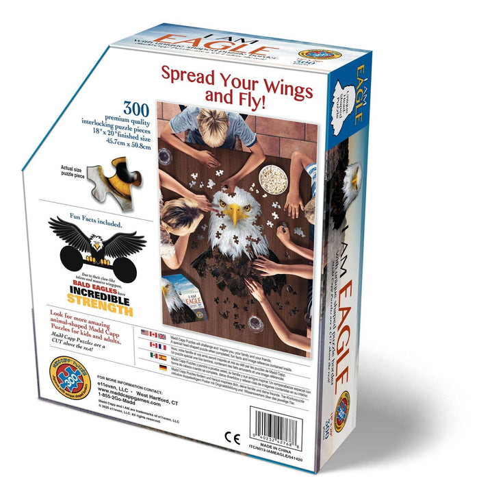 Madd Capp Games & Puzzles - I AM Eagle 300 piece jigsaw puzzle