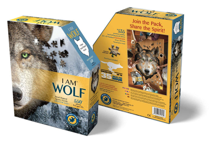 Madd Capp Games & Puzzles - I AM Wolf 550 piece jigsaw puzzle - gift