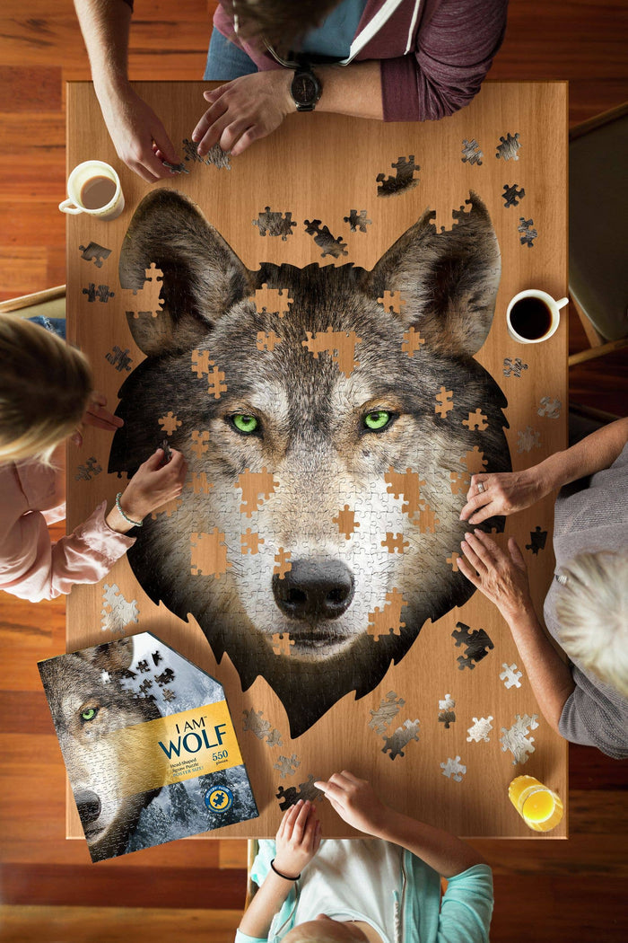Madd Capp Games & Puzzles - I AM Wolf 550 piece jigsaw puzzle - gift