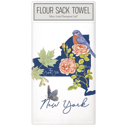 Mary Lake-Thompson Ltd. - New York State Symbols Lg Towel