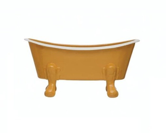 Metal Bathtub Soap Dish, Gold
