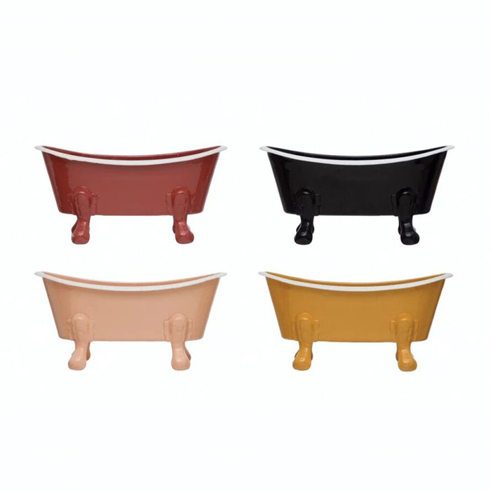 Metal Bathtub Soap Dish, Gold