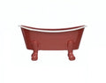Metal Bathtub Soap Dish, Red