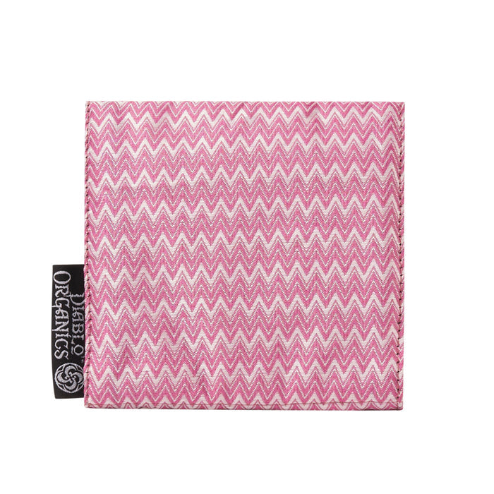 Pink Chevron Jewelry Pouch