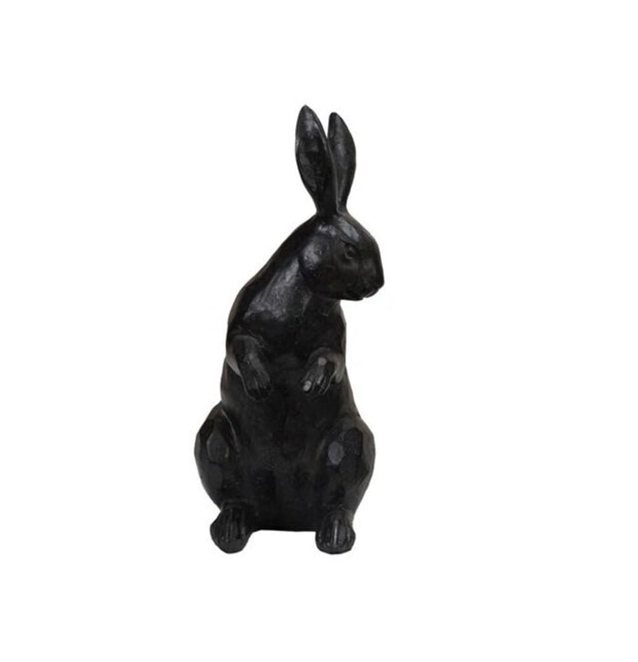 Rabbit Standing Head Down Resin Decor