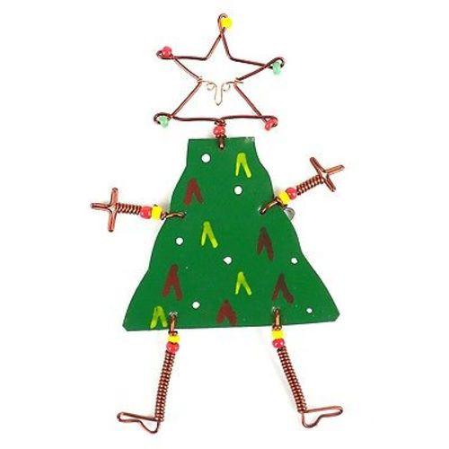 Set of 10 Dancing Girl Christmas Tree Pins