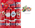 Silver Tree Home & Holiday - 10in 8ct Rudolph Red nose Reindeer Festive Crackers