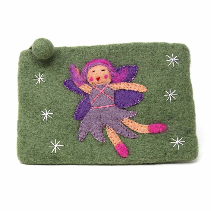 Starlight Fairy Felt Zipper Pouch