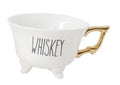 Stoneware Footed Teacup, Whiskey