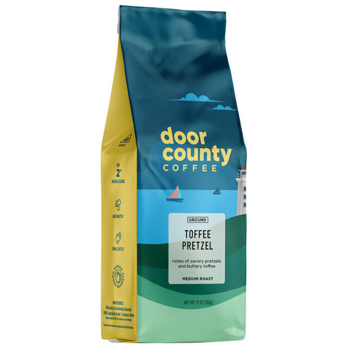 Toffee Pretzel,10 oz. Ground Coffee