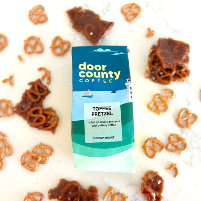 Toffee Pretzel,10 oz. Ground Coffee