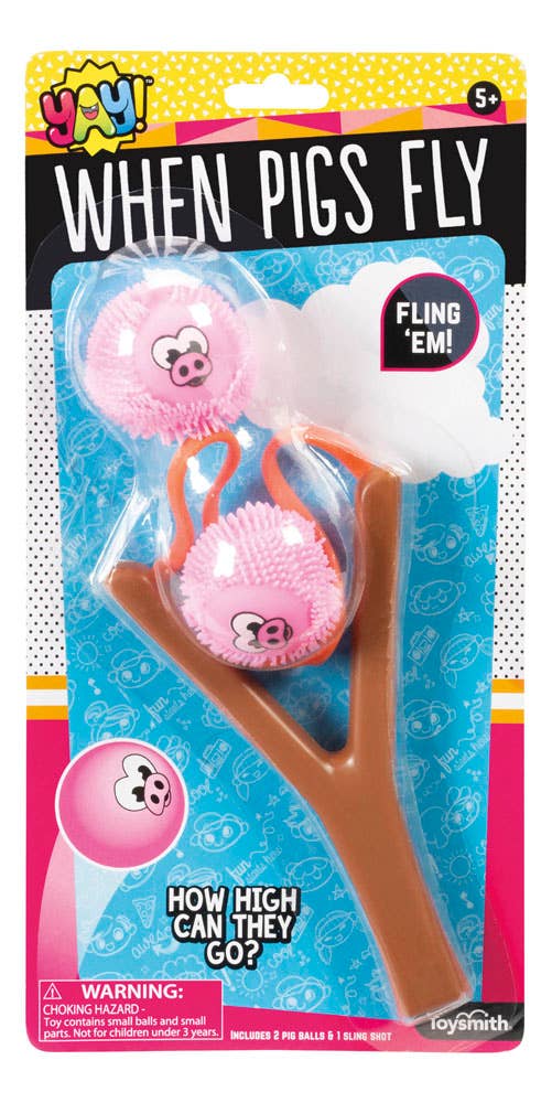 Toysmith - Yay! When Pigs Fly Slingers