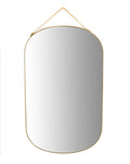 Velvet Edged Wall Mirrors with Hangers, 10.25'